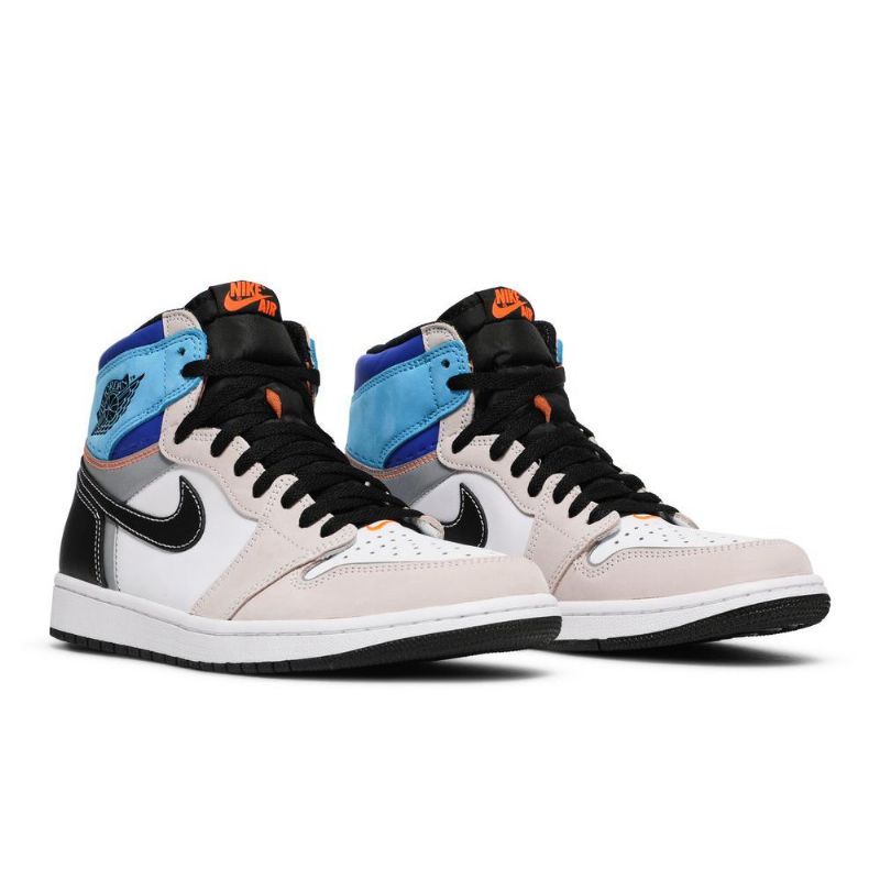 Ανδρικά Πολύχρωμα Παπούτσια Air Jordan 1 Retro High Og Άσπρο