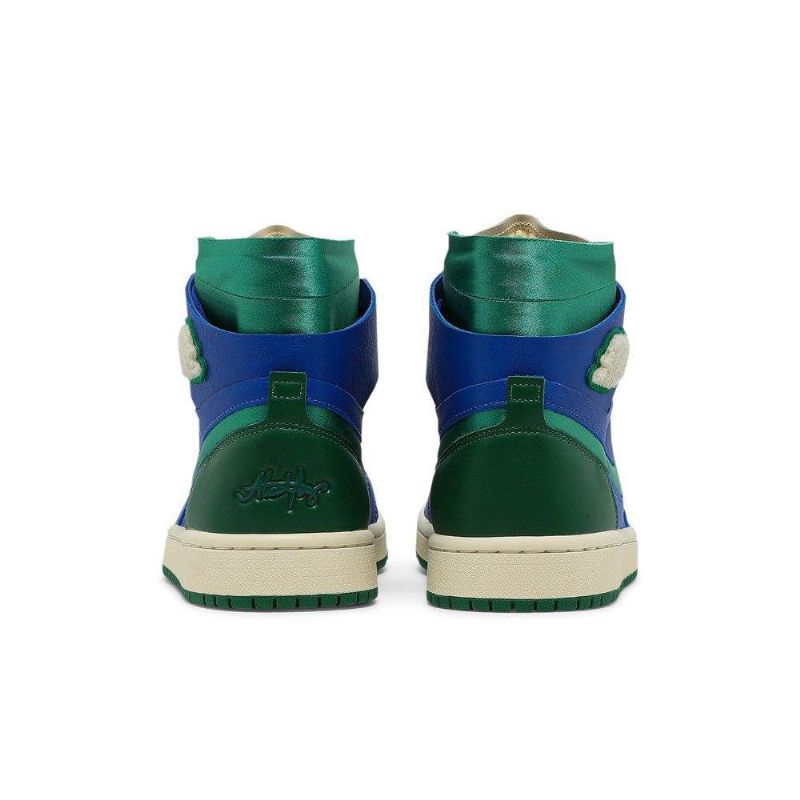 Γυναικεία Παπούτσια Air Jordan 1 Aleali May High Zoom Comfort Μπλε Πράσινος