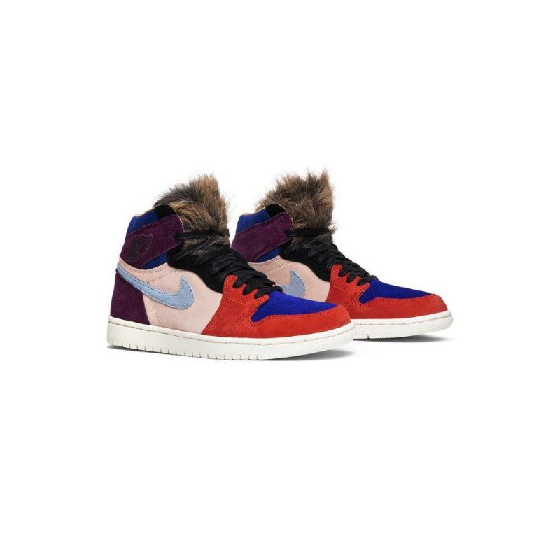 Γυναικεία Παπούτσια Air Jordan 1 Aleali May Retro High Bordeaux Ροζ Κόκκινος Μπλε Μαύρος
