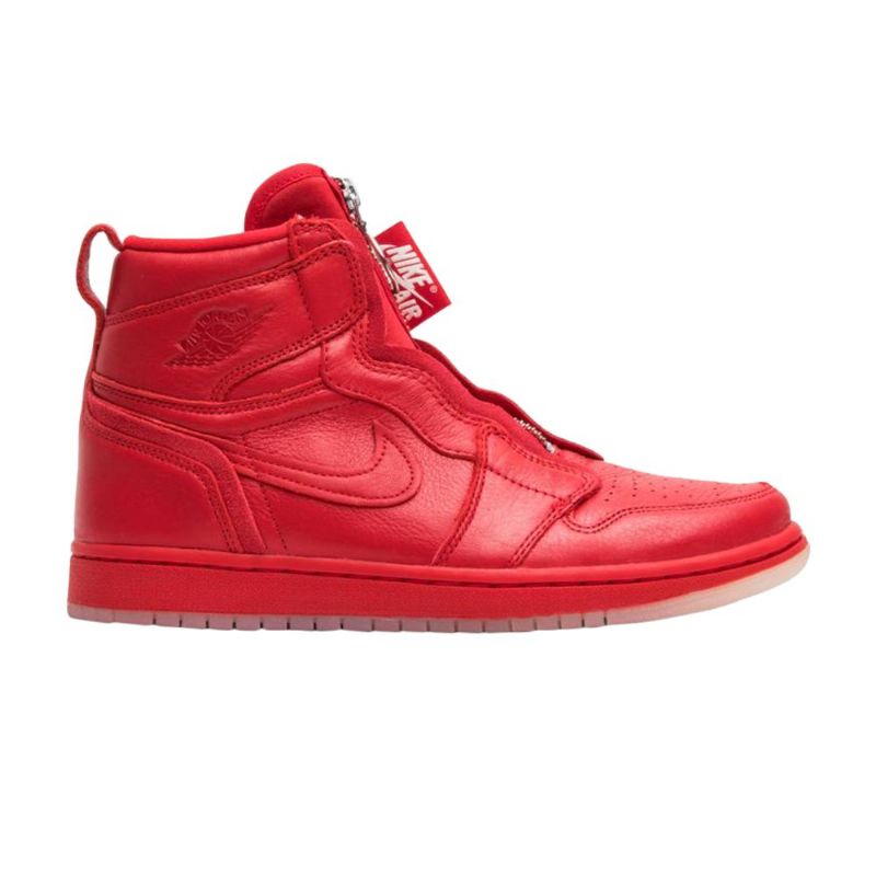 Γυναικεία Παπούτσια Air Jordan 1 Anna Wintour Retro Με Ψηλό Φερμουάρ Κόκκινο