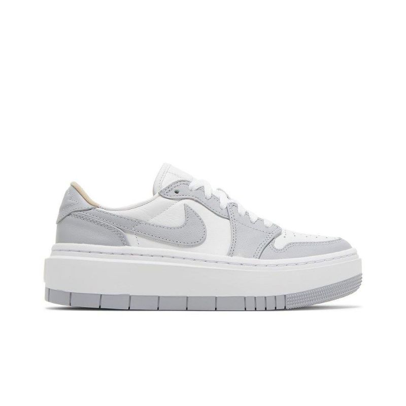 Γυναικεία Παπούτσια Air Jordan 1 Elevate Low Άσπρο Γκρί