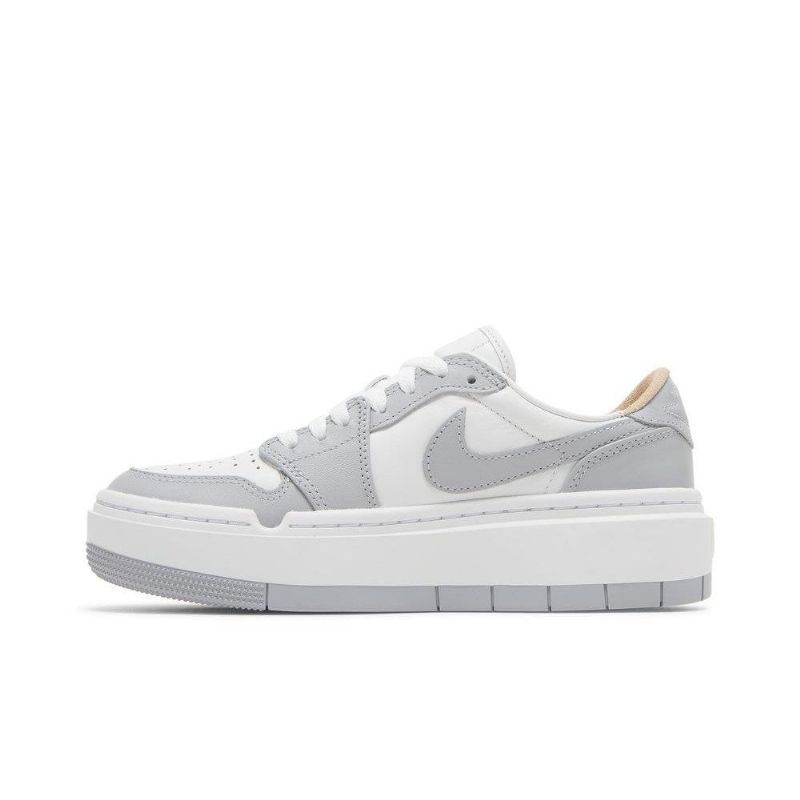 Γυναικεία Παπούτσια Air Jordan 1 Elevate Low Άσπρο Γκρί