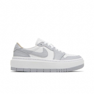 Γυναικεία Παπούτσια Air Jordan 1 Elevate Low Άσπρο Γκρί