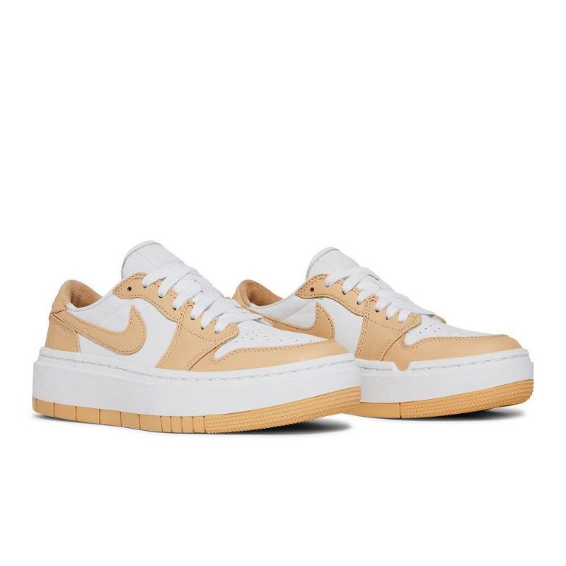 Γυναικεία Παπούτσια Air Jordan 1 Elevate Low Άσπρο Καστανός