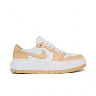 Γυναικεία Παπούτσια Air Jordan 1 Elevate Low Άσπρο Καστανός