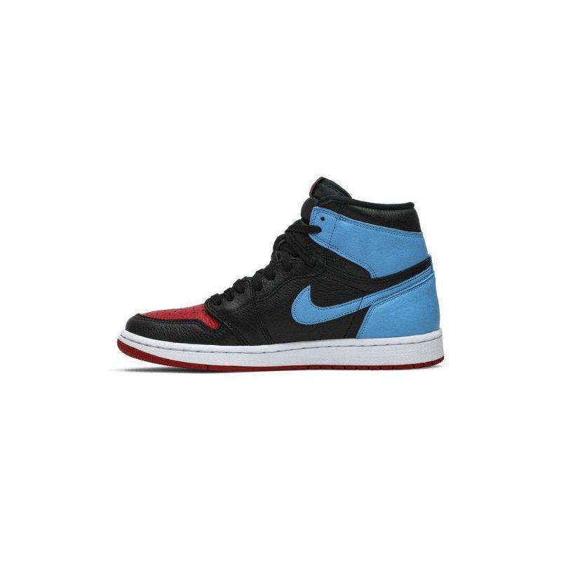 Γυναικεία Παπούτσια Air Jordan 1 High Og Μαύρα Μπλε Κόκκινα