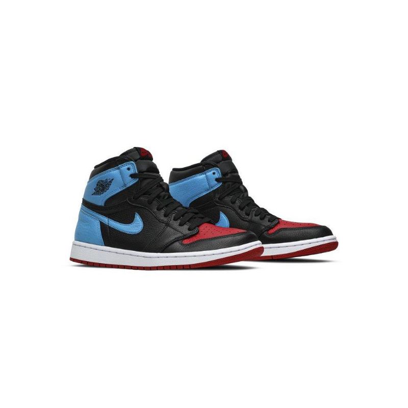 Γυναικεία Παπούτσια Air Jordan 1 High Og Μαύρα Μπλε Κόκκινα