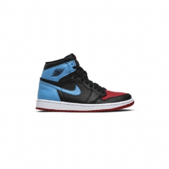 Γυναικεία Παπούτσια Air Jordan 1 High Og Μαύρα Μπλε Κόκκινα