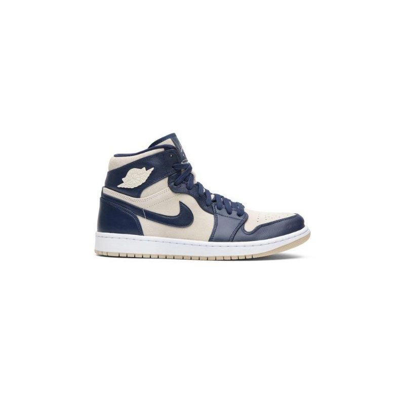 Γυναικεία Παπούτσια Air Jordan 1 High Σκούρο Μπλε Άσπρο