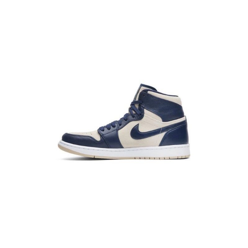 Γυναικεία Παπούτσια Air Jordan 1 High Σκούρο Μπλε Άσπρο