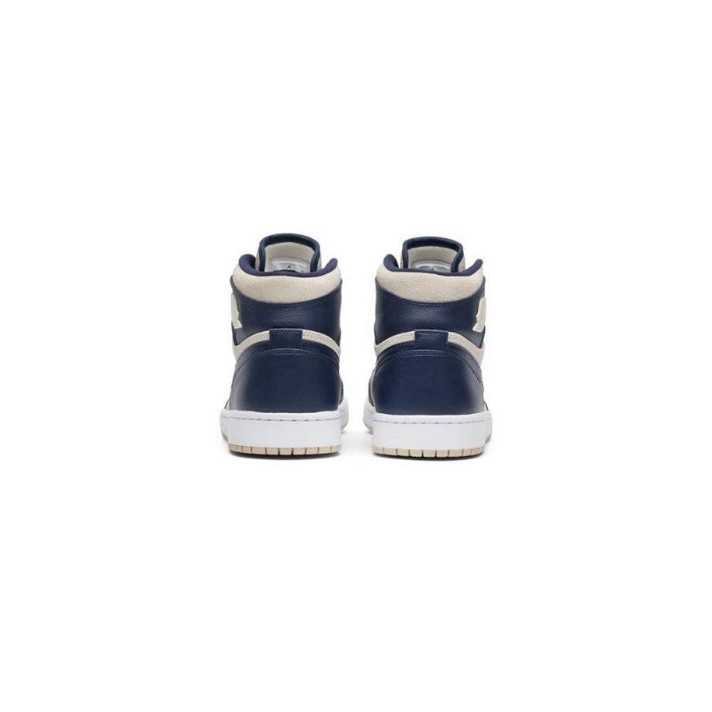 Γυναικεία Παπούτσια Air Jordan 1 High Σκούρο Μπλε Άσπρο