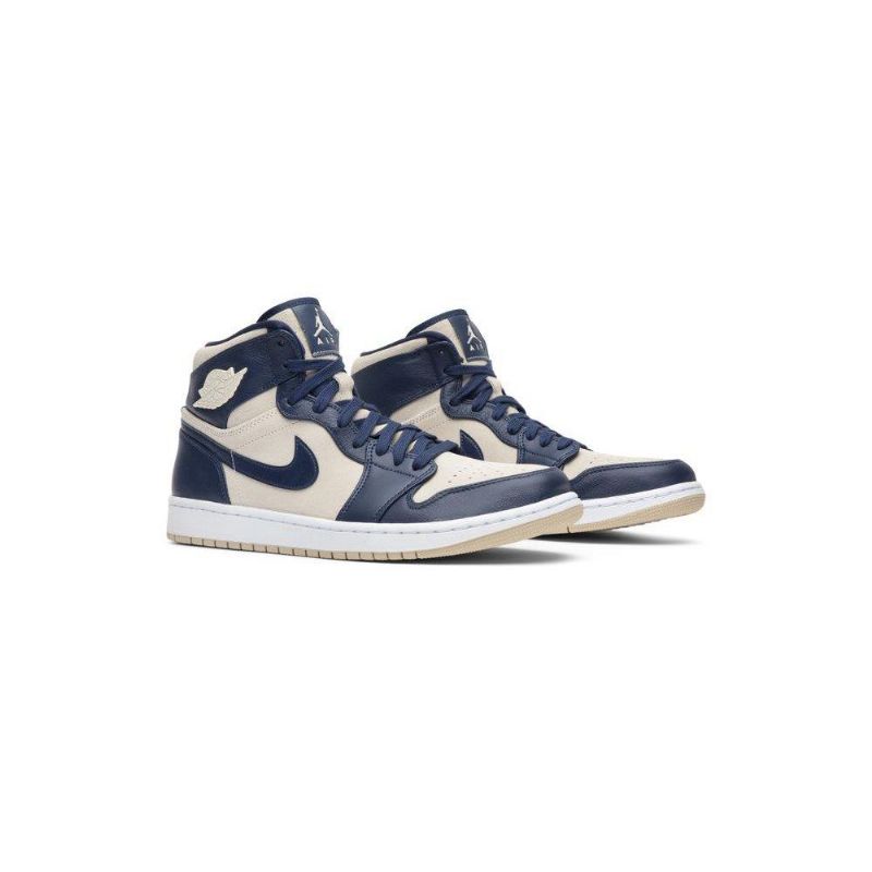 Γυναικεία Παπούτσια Air Jordan 1 High Σκούρο Μπλε Άσπρο