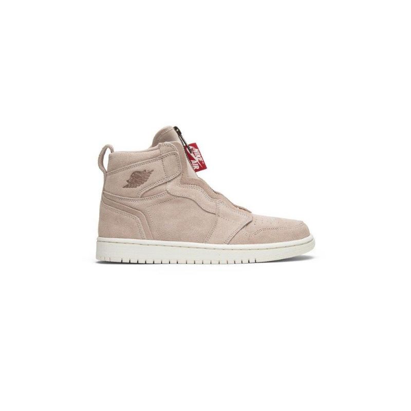 Γυναικεία Παπούτσια Air Jordan 1 High Zip Μπεζ Κόκκινος Άσπρο