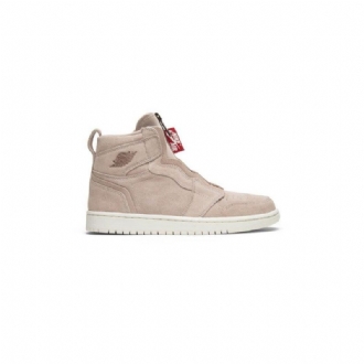 Γυναικεία Παπούτσια Air Jordan 1 High Zip Μπεζ Κόκκινος Άσπρο