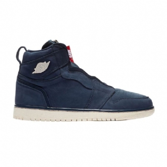 Γυναικεία Παπούτσια Air Jordan 1 High Zip Σκούρο Μπλε