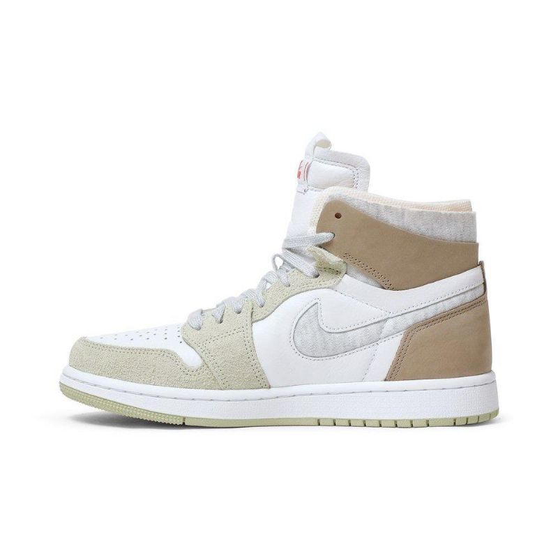 Γυναικεία Παπούτσια Air Jordan 1 High Zoom Comfort Άσπρο Olive Πράσινος Khaki