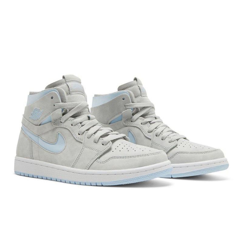 Γυναικεία Παπούτσια Air Jordan 1 High Zoom Comfort Γκρι Μπλε