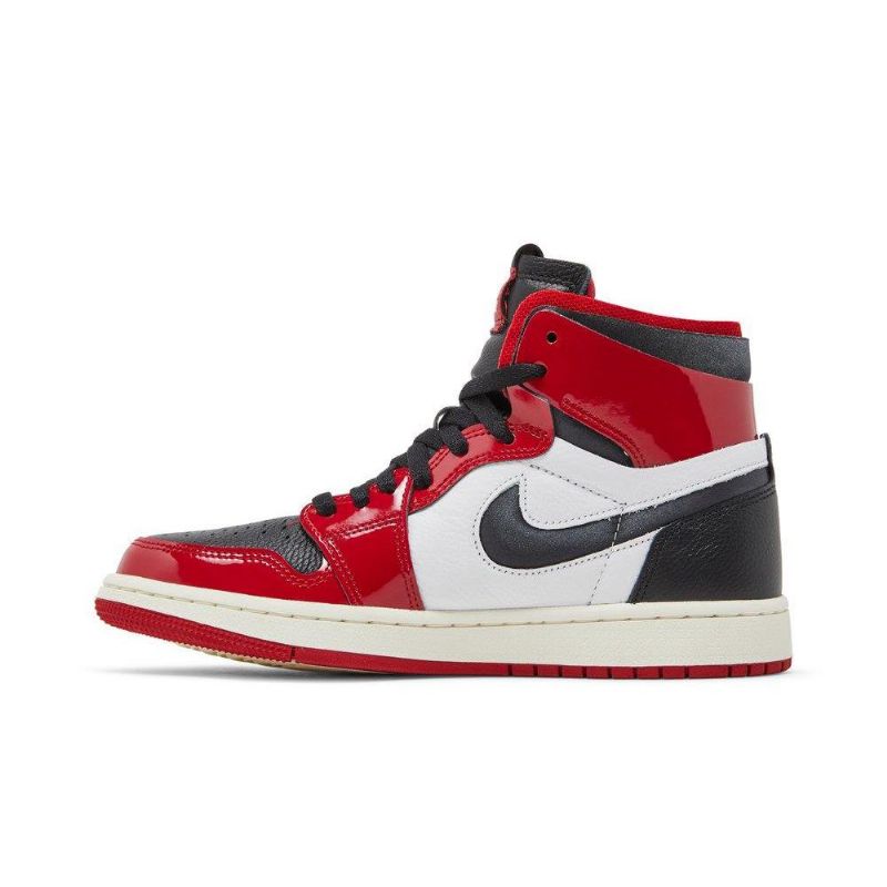 Γυναικεία Παπούτσια Air Jordan 1 High Zoom Comfort Κόκκινα Λευκά Μαύρα