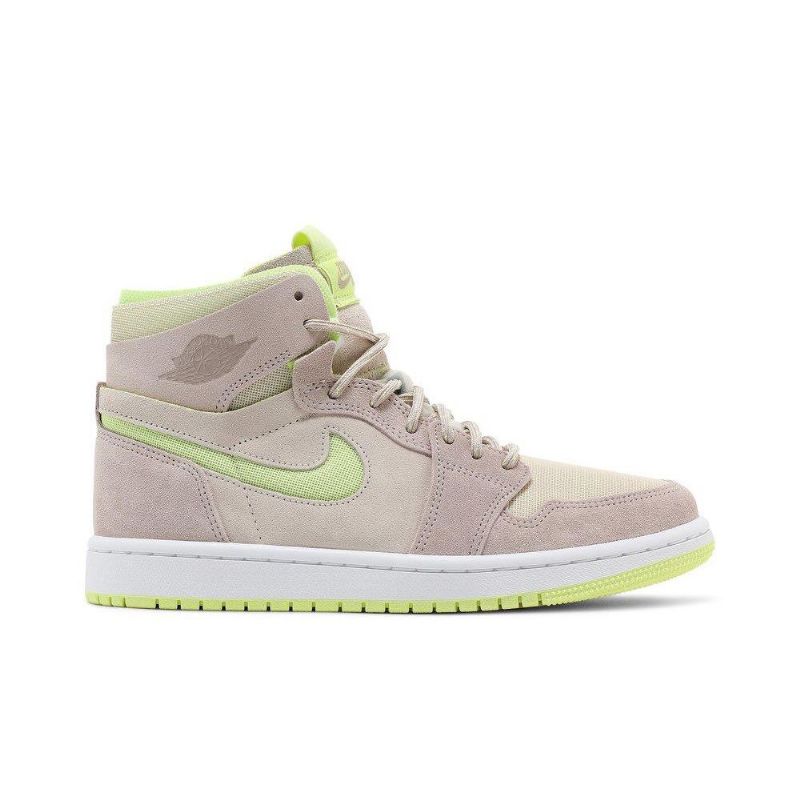 Γυναικεία Παπούτσια Air Jordan 1 High Zoom Comfort Λευκά Γκρι Κίτρινα
