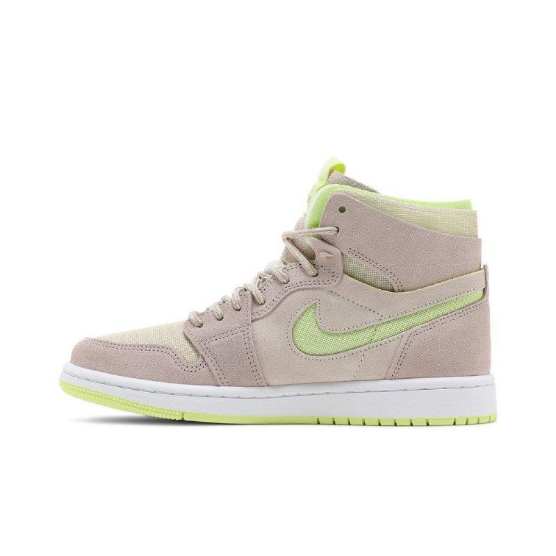 Γυναικεία Παπούτσια Air Jordan 1 High Zoom Comfort Λευκά Γκρι Κίτρινα
