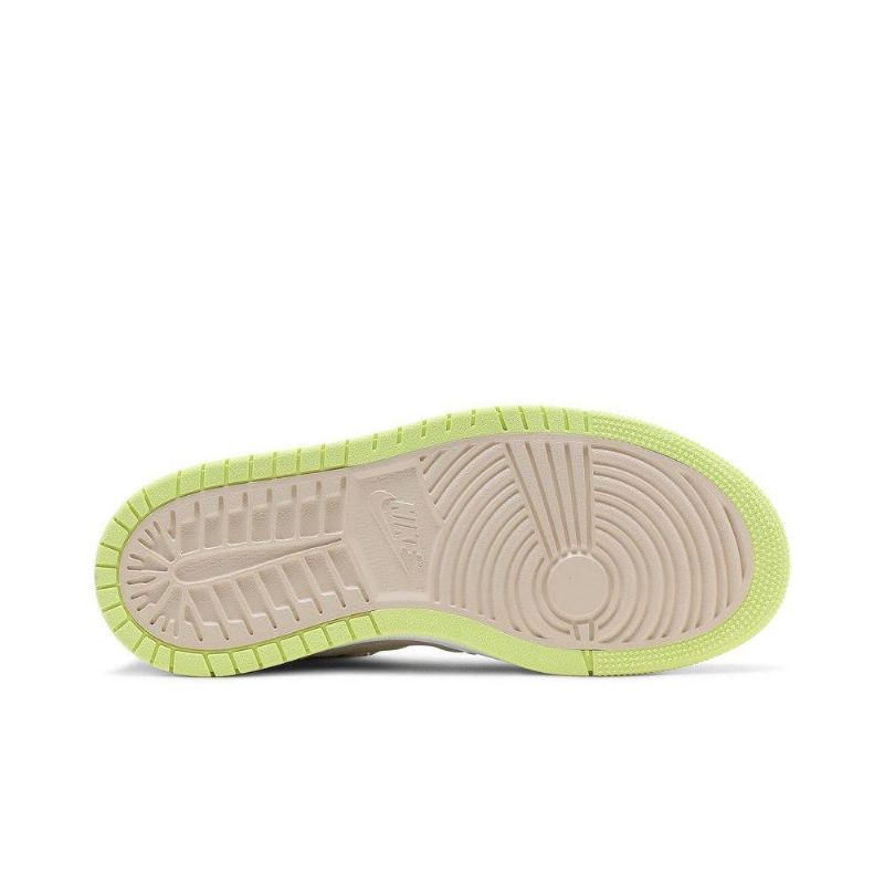 Γυναικεία Παπούτσια Air Jordan 1 High Zoom Comfort Λευκά Γκρι Κίτρινα