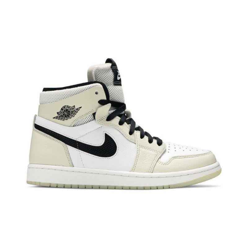 Γυναικεία Παπούτσια Air Jordan 1 High Zoom Comfort Λευκά Γκρι Μαύρα