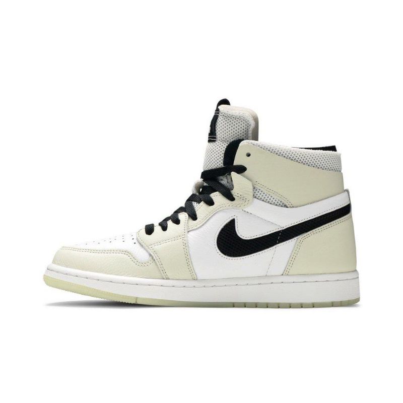 Γυναικεία Παπούτσια Air Jordan 1 High Zoom Comfort Λευκά Γκρι Μαύρα