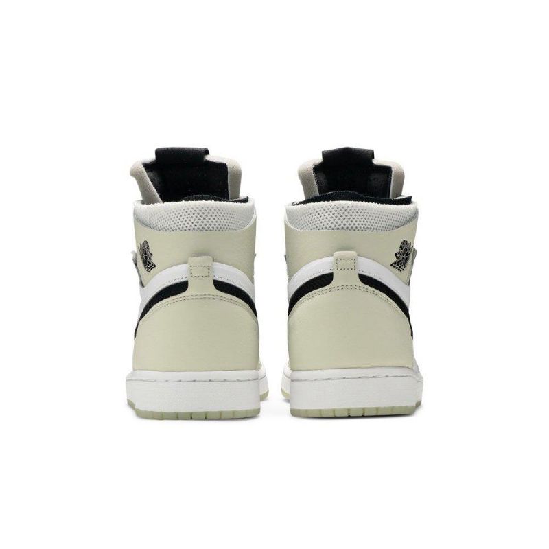 Γυναικεία Παπούτσια Air Jordan 1 High Zoom Comfort Λευκά Γκρι Μαύρα