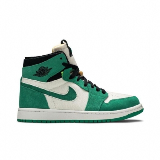 Γυναικεία Παπούτσια Air Jordan 1 High Zoom Comfort Πράσινα Λευκά Μαύρα