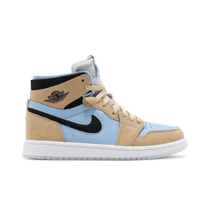 Γυναικεία Παπούτσια Air Jordan 1 High Zoom Comfort Υψηλό Μπλε Καφέ Μαύρο Λευκό