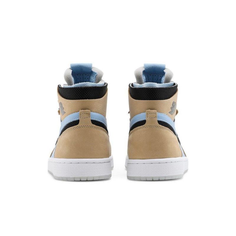 Γυναικεία Παπούτσια Air Jordan 1 High Zoom Comfort Υψηλό Μπλε Καφέ Μαύρο Λευκό