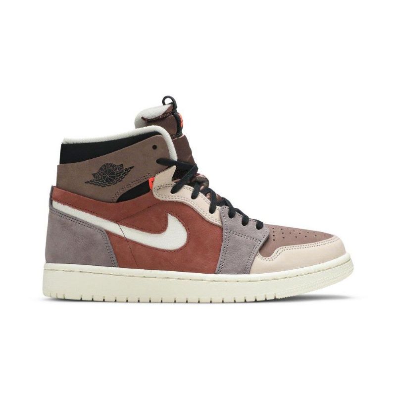 Γυναικεία Παπούτσια Air Jordan 1 High Zoom Καφέ Μαύρα Μπεζ