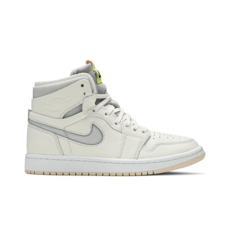 Γυναικεία Παπούτσια Air Jordan 1 High Zoom Λευκά Γκρι Κίτρινα