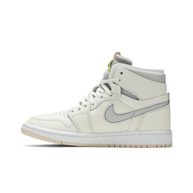 Γυναικεία Παπούτσια Air Jordan 1 High Zoom Λευκά Γκρι Κίτρινα