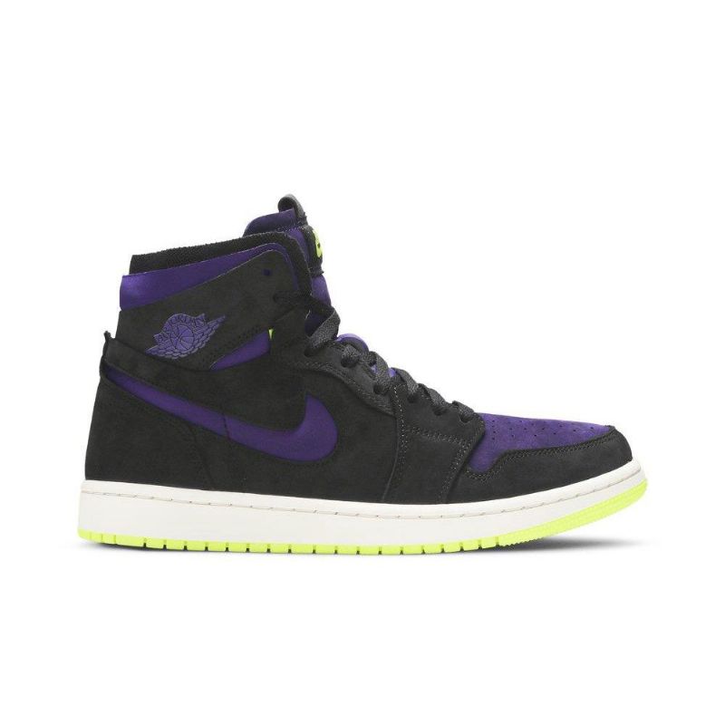 Γυναικεία Παπούτσια Air Jordan 1 High Zoom Μαύρα Μωβ Κίτρινα