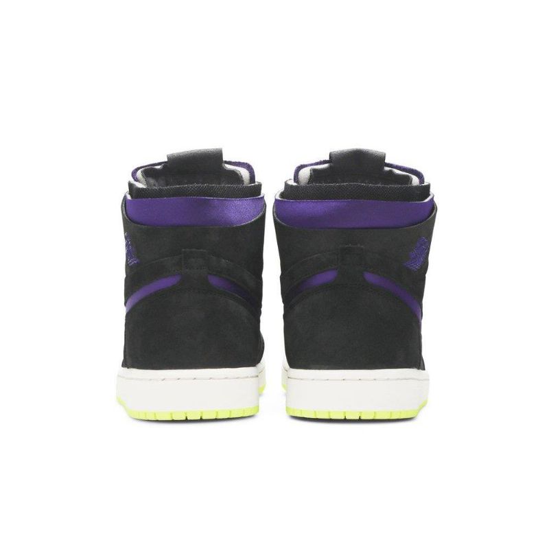 Γυναικεία Παπούτσια Air Jordan 1 High Zoom Μαύρα Μωβ Κίτρινα