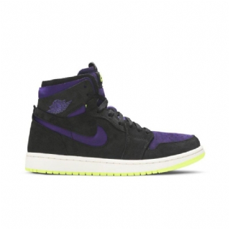 Γυναικεία Παπούτσια Air Jordan 1 High Zoom Μαύρα Μωβ Κίτρινα