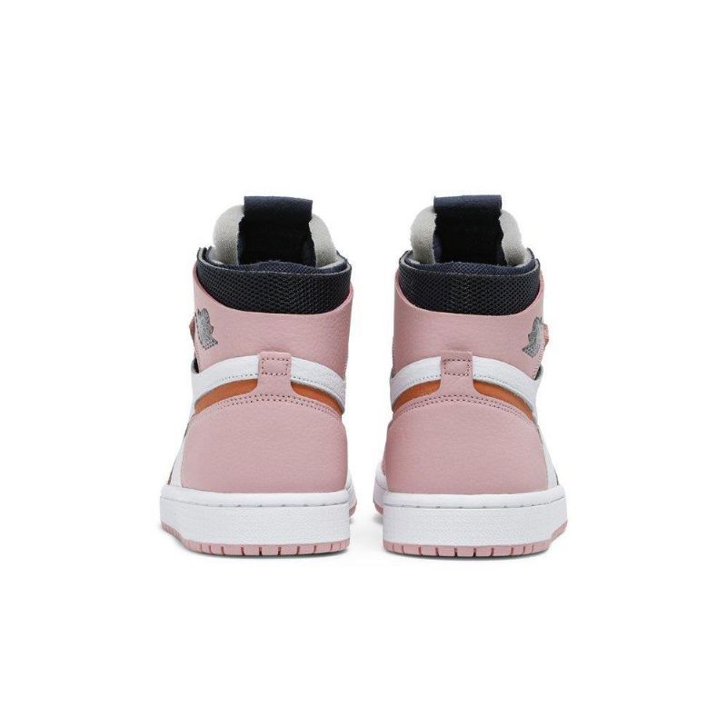 Γυναικεία Παπούτσια Air Jordan 1 High Zoom Ροζ Λευκό Γκρι Μαύρα