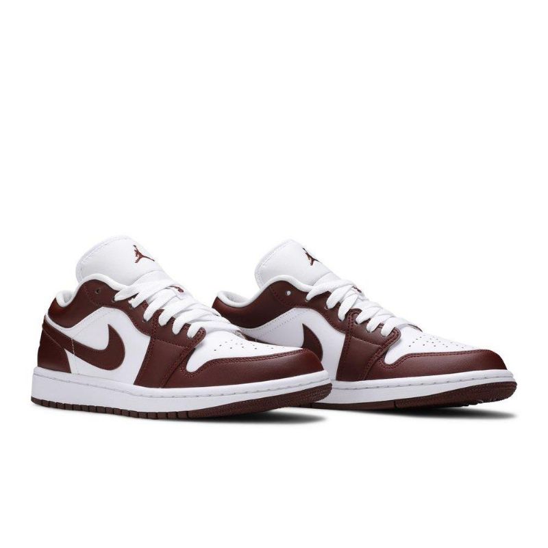 Γυναικεία Παπούτσια Air Jordan 1 Low Άσπρο Bordeaux