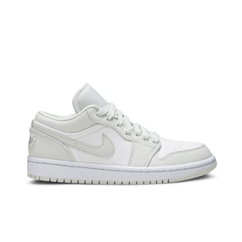 Γυναικεία Παπούτσια Air Jordan 1 Low Άσπρο Γκρί
