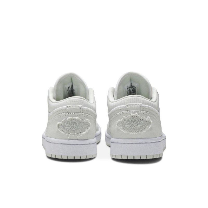 Γυναικεία Παπούτσια Air Jordan 1 Low Άσπρο Γκρί
