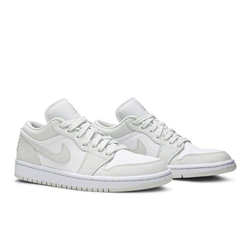 Γυναικεία Παπούτσια Air Jordan 1 Low Άσπρο Γκρί