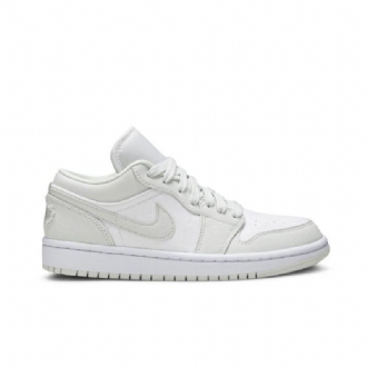 Γυναικεία Παπούτσια Air Jordan 1 Low Άσπρο Γκρί