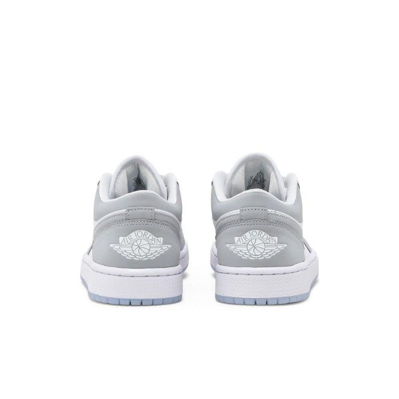 Γυναικεία Παπούτσια Air Jordan 1 Low Άσπρο Γκρί