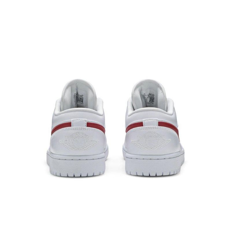 Γυναικεία Παπούτσια Air Jordan 1 Low Άσπρο Κόκκινος