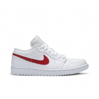 Γυναικεία Παπούτσια Air Jordan 1 Low Άσπρο Κόκκινος