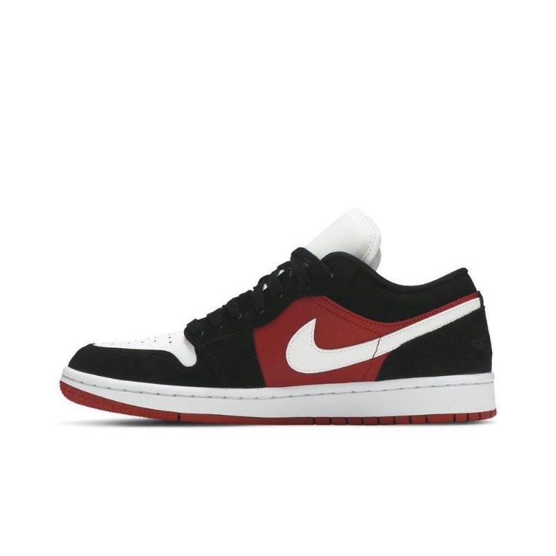 Γυναικεία Παπούτσια Air Jordan 1 Low Άσπρο Κόκκινος Μαύρος