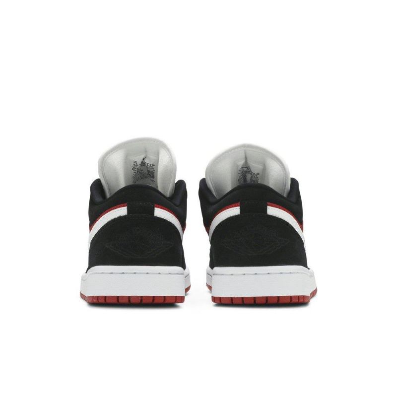 Γυναικεία Παπούτσια Air Jordan 1 Low Άσπρο Κόκκινος Μαύρος