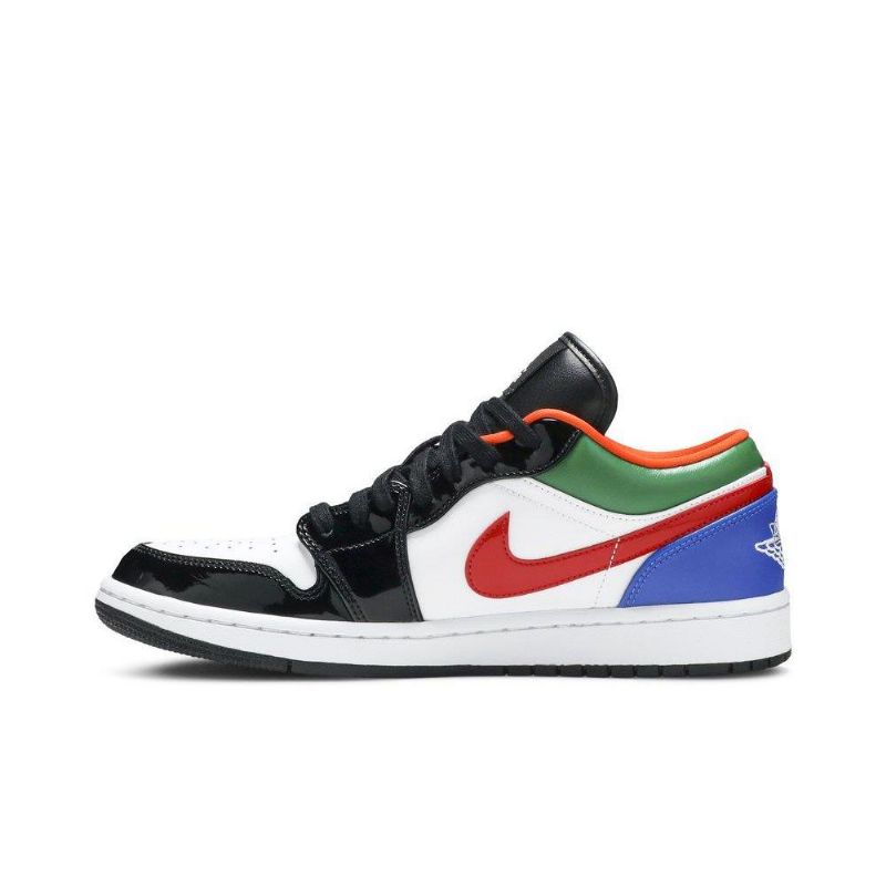 Γυναικεία Παπούτσια Air Jordan 1 Low Άσπρο Μαύρα Πολύχρωμα