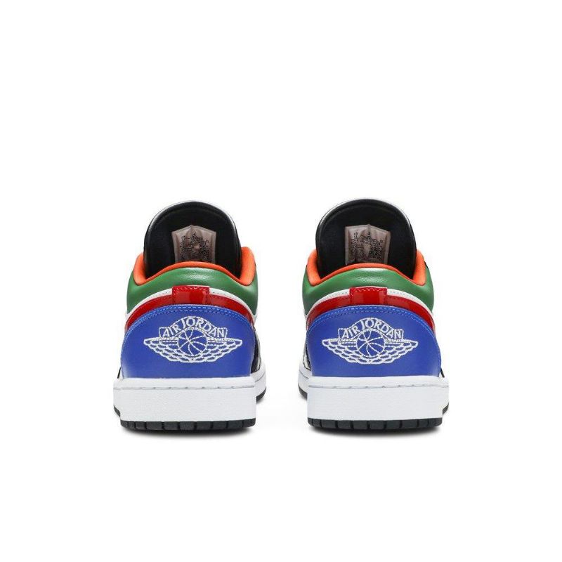 Γυναικεία Παπούτσια Air Jordan 1 Low Άσπρο Μαύρα Πολύχρωμα